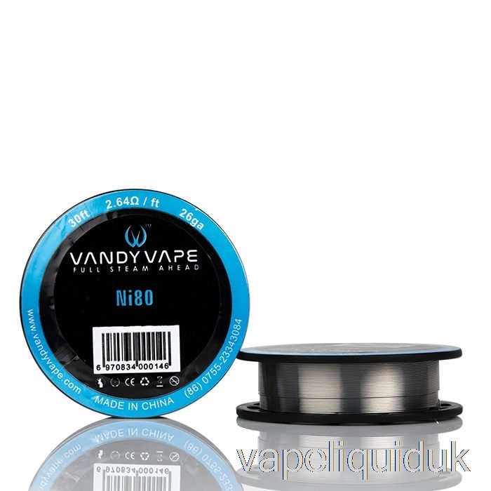 Vandy Vape Specialty Wire Spools Ni80 - 26GA - 30ft - 2.64ohm Vape Juice